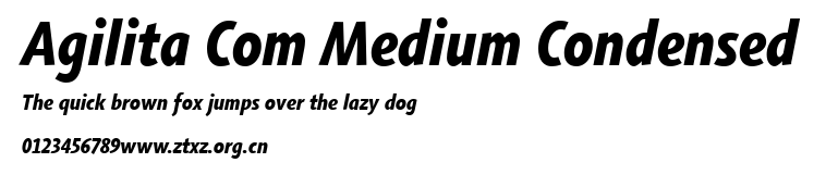 Agilita Com Medium Condensed.ttf
