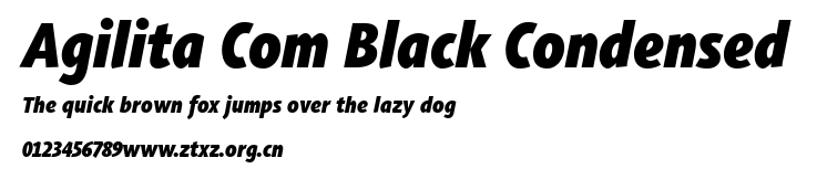 Agilita Com Black Condensed.ttf