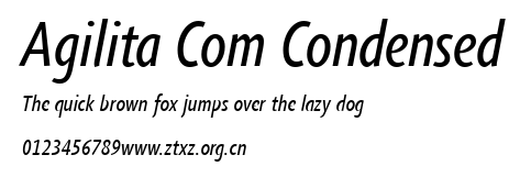 Agilita Com Condensed.ttf