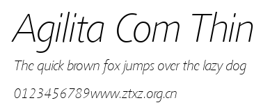 Agilita Com Thin.ttf