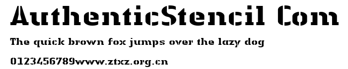 AuthenticStencil Com.ttf