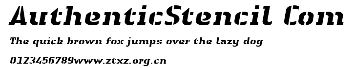 AuthenticStencil Com.ttf