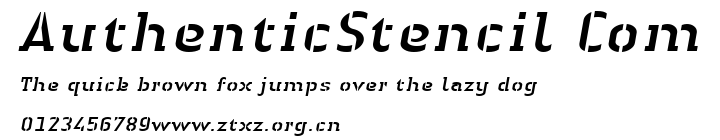 AuthenticStencil Com.ttf