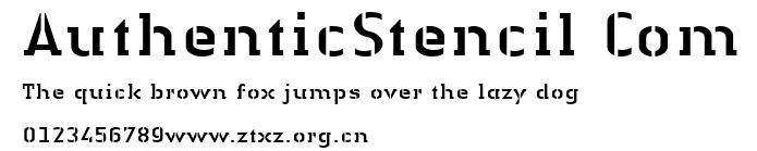 AuthenticStencil Com.ttf