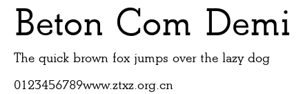 Beton Com Demi.ttf