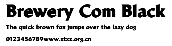 Brewery Com Black.ttf