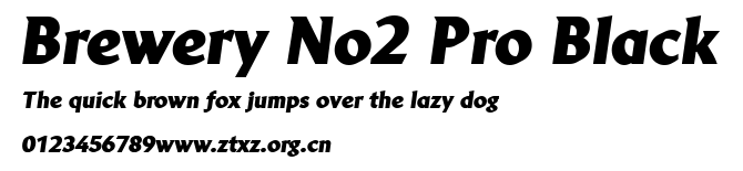 Brewery No2 Pro Black.ttf