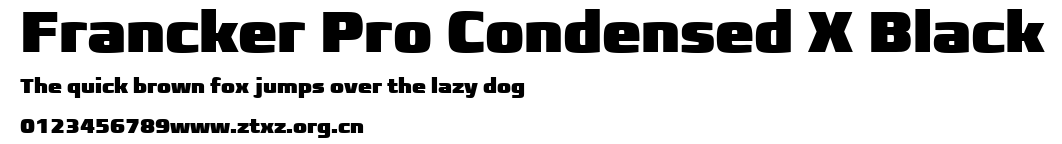 Francker Pro Condensed X Black.ttf
