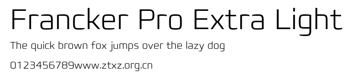 Francker Pro Extra Light.ttf