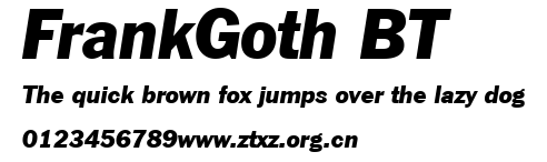 FrankGoth BT.ttf