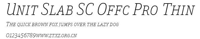 Unit Slab SC Offc Pro Thin.ttf