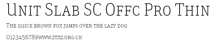 Unit Slab SC Offc Pro Thin.ttf