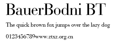 BauerBodni BT.ttf
