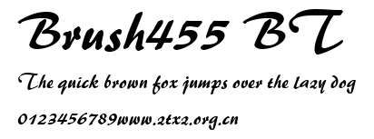 Brush455 BT.ttf