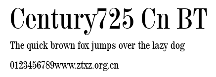 Century725 Cn BT.ttf