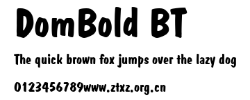 DomBold BT.ttf
