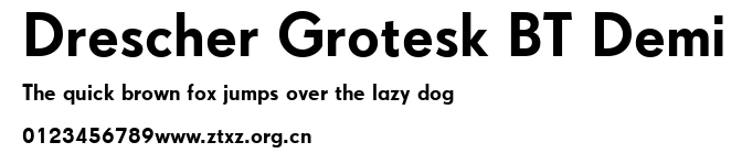 Drescher Grotesk BT Demi.ttf