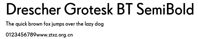 Drescher Grotesk BT SemiBold.ttf