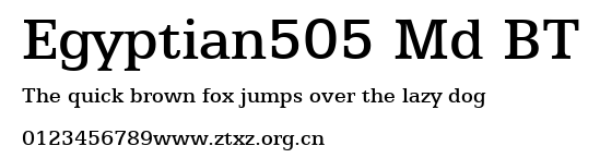 Egyptian505 Md BT.ttf