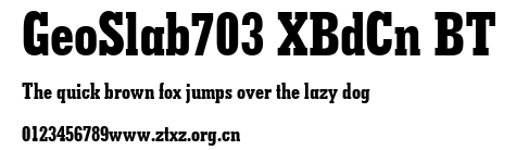 GeoSlab703 XBdCn BT.ttf
