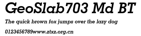 GeoSlab703 Md BT.ttf