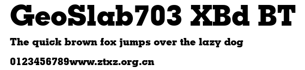 GeoSlab703 XBd BT.ttf