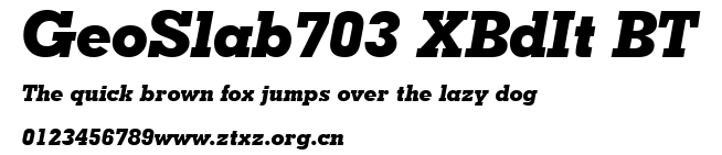 GeoSlab703 XBdIt BT.ttf