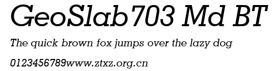 GeoSlab703 Md BT.ttf