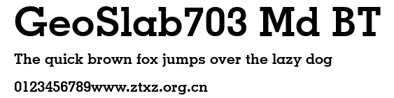 GeoSlab703 Md BT.ttf
