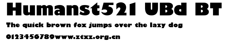 Humanst521 UBd BT.ttf
