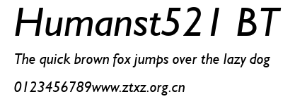 Humanst521 BT.ttf
