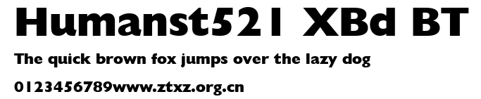 Humanst521 XBd BT.ttf