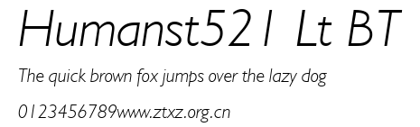 Humanst521 Lt BT.ttf