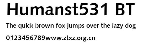 Humanst531 BT.ttf