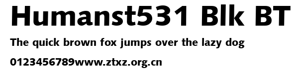 Humanst531 Blk BT.ttf