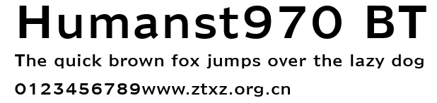 Humanst970 BT.ttf