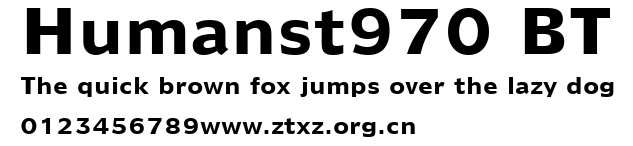 Humanst970 BT.ttf