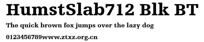HumstSlab712 Blk BT.ttf