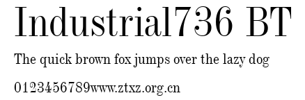 Industrial736 BT.ttf