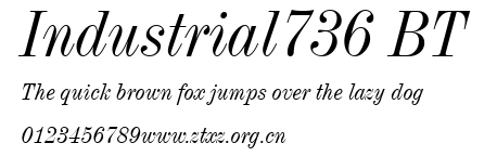 Industrial736 BT.ttf