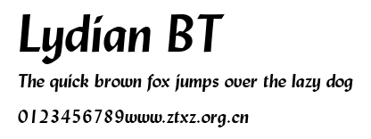 Lydian BT.ttf