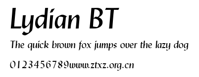 Lydian BT.ttf