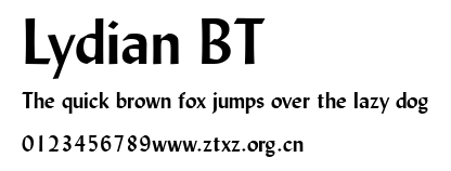 Lydian BT.ttf