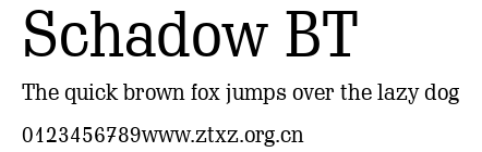 Schadow BT.ttf