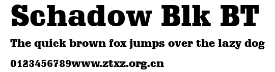 Schadow Blk BT.ttf
