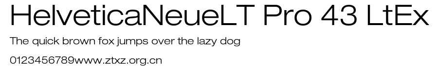 HelveticaNeueLT Pro 43 LtEx.ttf