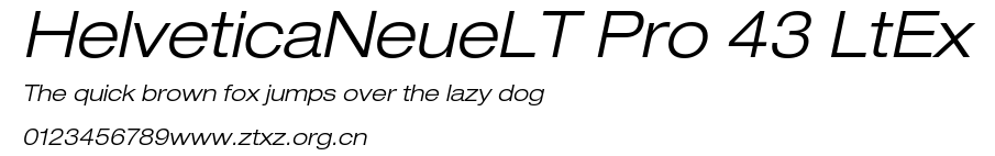 HelveticaNeueLT Pro 43 LtEx.ttf