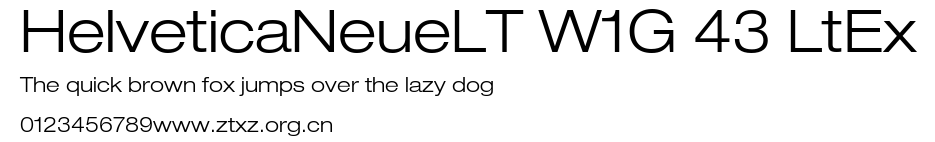 HelveticaNeueLT W1G 43 LtEx.ttf