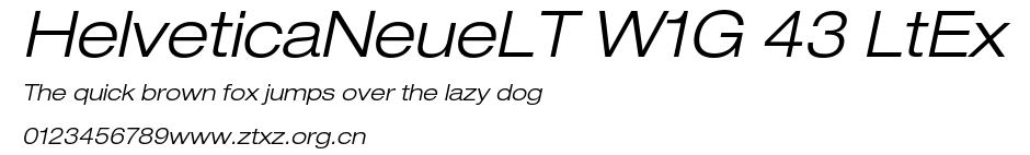 HelveticaNeueLT W1G 43 LtEx.ttf