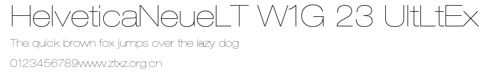 HelveticaNeueLT W1G 23 UltLtEx.ttf